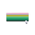 Colorful Mexican Serape Stripe Print Extended Mouse Pad