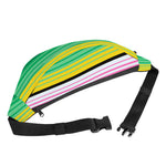 Colorful Mexican Serape Stripe Print Fanny Pack
