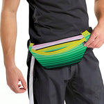 Colorful Mexican Serape Stripe Print Fanny Pack
