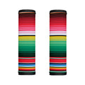 Colorful Mexican Serape Stripe Print Handle Covers