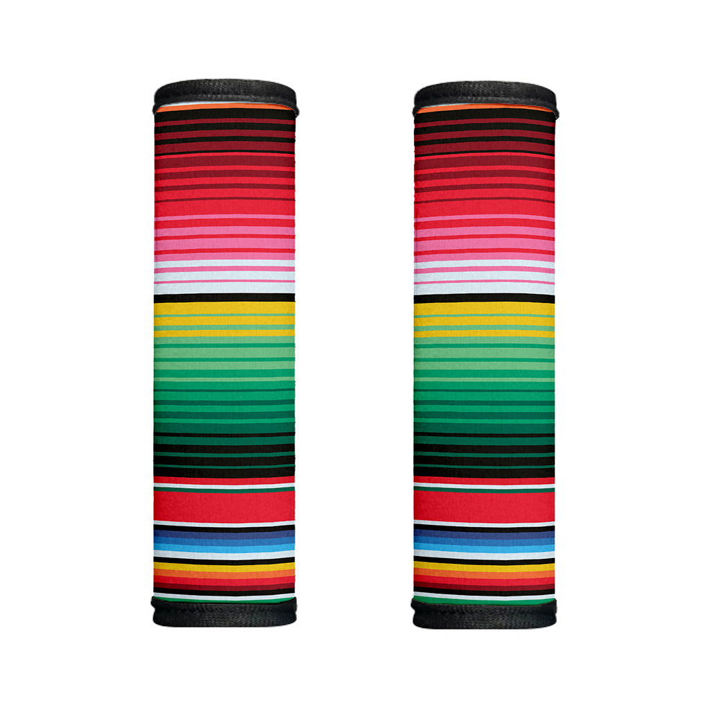 Colorful Mexican Serape Stripe Print Handle Covers