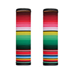 Colorful Mexican Serape Stripe Print Handle Covers
