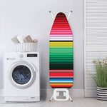 Colorful Mexican Serape Stripe Print Ironing Board Cover