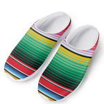 Colorful Mexican Serape Stripe Print Mesh Casual Shoes