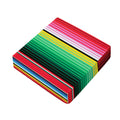 Colorful Mexican Serape Stripe Print Outdoor Seat Cushion Cover