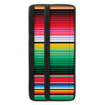 Colorful Mexican Serape Stripe Print Refrigerator Handle Covers
