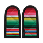 Colorful Mexican Serape Stripe Print Skillet Handle Cover