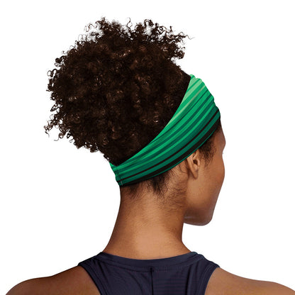 Colorful Mexican Serape Stripe Print Sports Headband