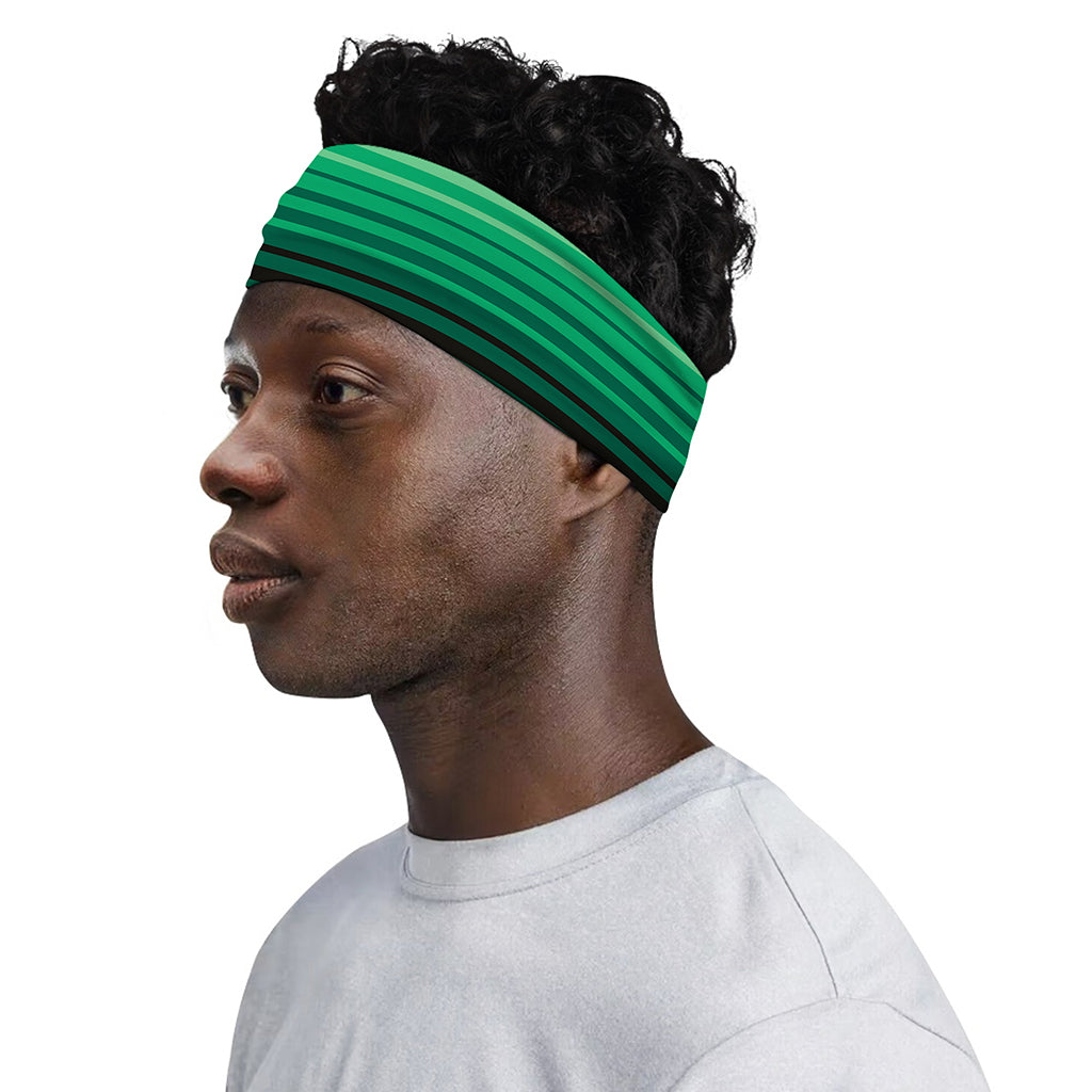 Colorful Mexican Serape Stripe Print Sports Headband