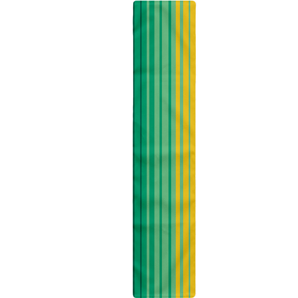 Colorful Mexican Serape Stripe Print Table Runner