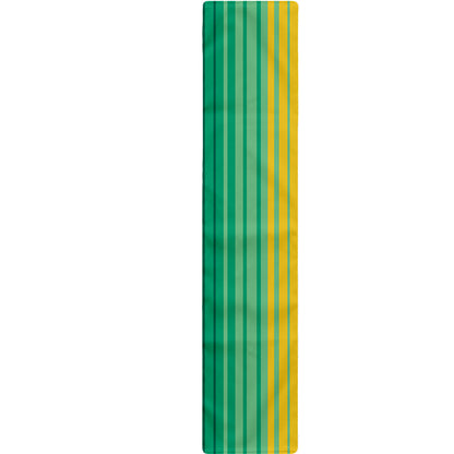 Colorful Mexican Serape Stripe Print Table Runner