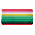 Colorful Mexican Serape Stripe Print Towel