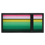 Colorful Mexican Serape Stripe Print Trifold Wallet
