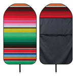 Colorful Mexican Serape Stripe Print Waterproof Car Seat Cover