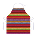 Colorful Mexican Woven Pattern Print Adjustable Apron
