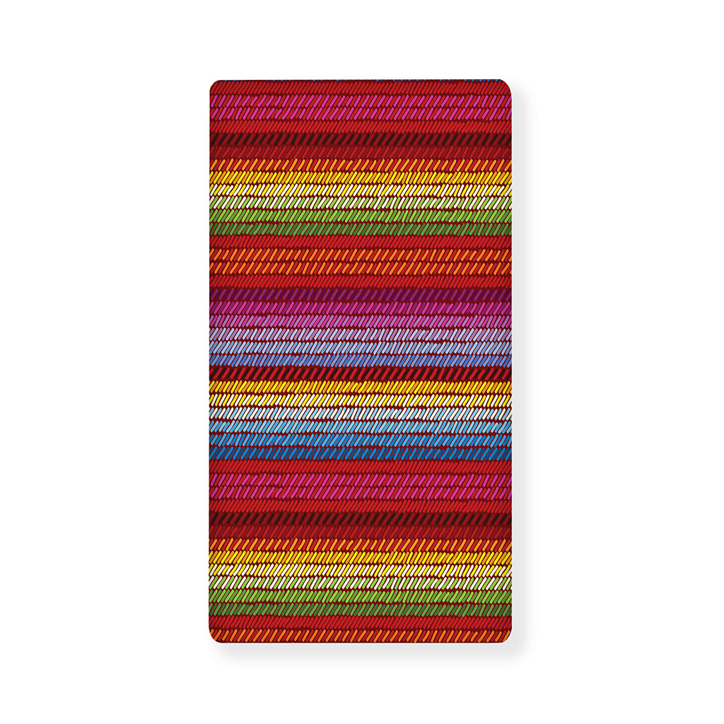 Colorful Mexican Woven Pattern Print Baby Crib Sheet