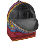 Colorful Mexican Woven Pattern Print Backpack