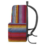 Colorful Mexican Woven Pattern Print Backpack