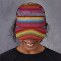 Colorful Mexican Woven Pattern Print Baseball Cap