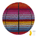 Colorful Mexican Woven Pattern Print Basketball
