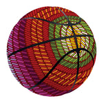 Colorful Mexican Woven Pattern Print Basketball