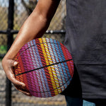 Colorful Mexican Woven Pattern Print Basketball