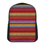 Colorful Mexican Woven Pattern Print Casual Backpack
