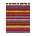 Colorful Mexican Woven Pattern Print Curtain