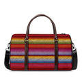 Colorful Mexican Woven Pattern Print Duffel Bag