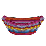 Colorful Mexican Woven Pattern Print Fanny Pack
