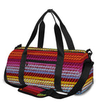Colorful Mexican Woven Pattern Print Gym Bag