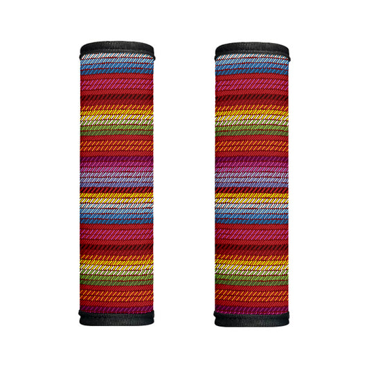 Colorful Mexican Woven Pattern Print Handle Covers