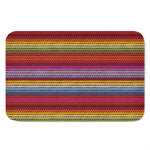 Colorful Mexican Woven Pattern Print Indoor Door Mat