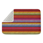 Colorful Mexican Woven Pattern Print Indoor Door Mat