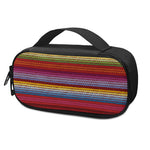 Colorful Mexican Woven Pattern Print Insulin Cooler Travel Case