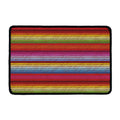 Colorful Mexican Woven Pattern Print Kitchen Mat