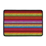 Colorful Mexican Woven Pattern Print Kitchen Mat