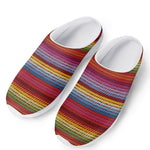 Colorful Mexican Woven Pattern Print Mesh Casual Shoes