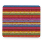 Colorful Mexican Woven Pattern Print Mouse Pad