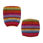 Colorful Mexican Woven Pattern Print Office Chair Cover