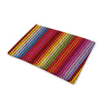 Colorful Mexican Woven Pattern Print Pet Cooling Mat Cover