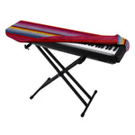 Colorful Mexican Woven Pattern Print Piano Keyboard Cover
