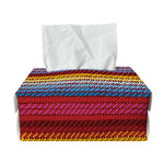 Colorful Mexican Woven Pattern Print Rectangle Tissue Box Cover
