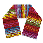 Colorful Mexican Woven Pattern Print Scarf