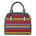 Colorful Mexican Woven Pattern Print Shoulder Handbag