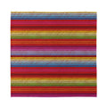 Colorful Mexican Woven Pattern Print Silk Bandana