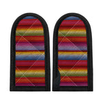 Colorful Mexican Woven Pattern Print Skillet Handle Cover
