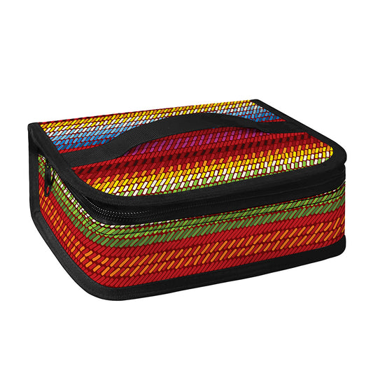 Colorful Mexican Woven Pattern Print Small Lunch Bag