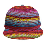 Colorful Mexican Woven Pattern Print Snapback Cap