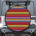 Colorful Mexican Woven Pattern Print Tire Cover
